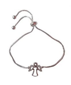 Bracelet- Angle with pull cord - Silver